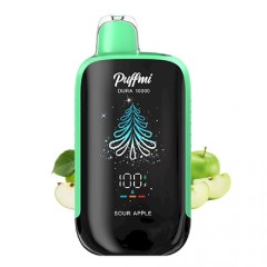 Электроная сигарета PuffMi Dura 18000 - Кислое яблоко (Sour Apple)